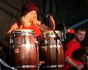 Ruth - congas, Colin - drums